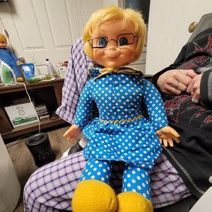 1967 Vintage Original Mrs Beasley Doll*She TALKS!!!* All Original*Glasses Repro!